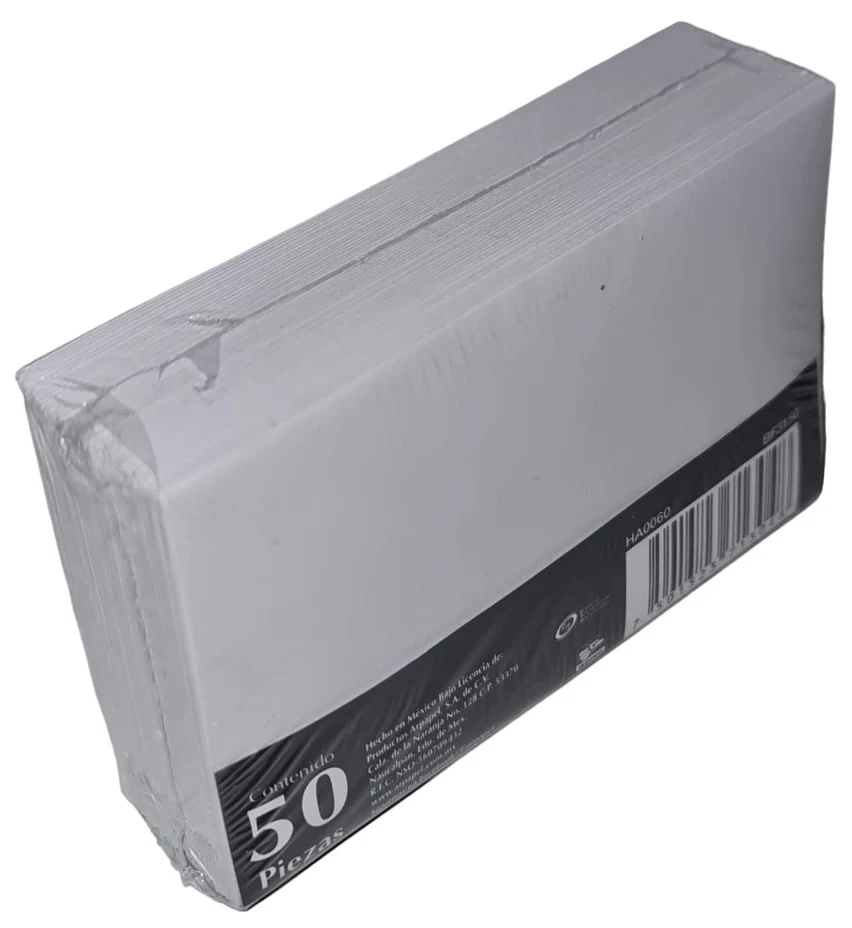Sobre tarjeta de Visita #4 c/50 Blanco Bond 6.7×10.8cm Nassa® HA0060 [Paquete] - Image 3