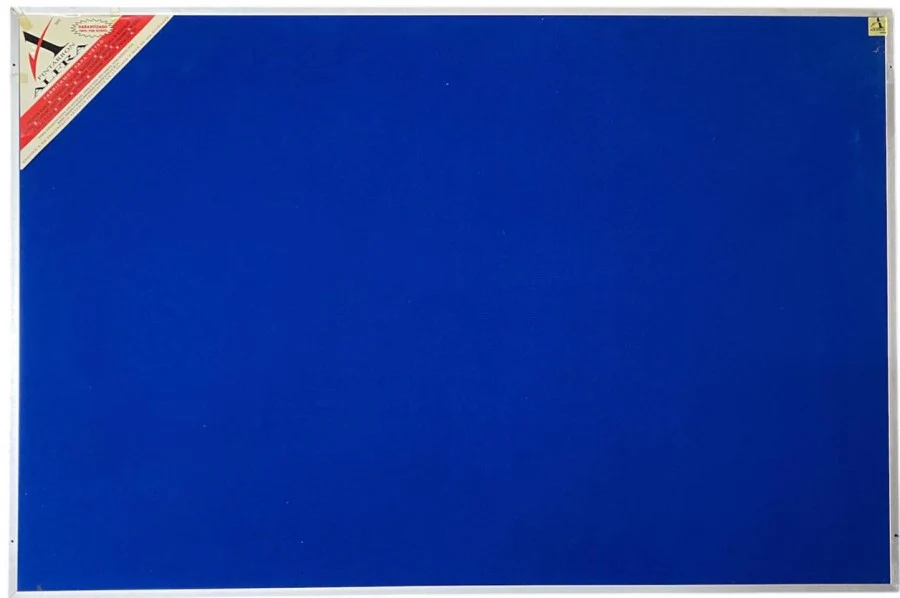 Tablero Tela-Corcho Alfra Azul 80×120cm Alfra® 1405 [Pieza]
