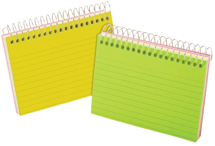 Tarjeta Índice Rayada  c/100 Colores Neón(4)  3×5" Oxford® [Paquete] - Image 5