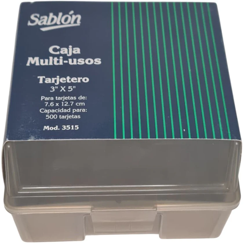 Tarjetero Organizador Acrílico Kardex 3×5"-15 Sablón® 3515 [Pieza] - Image 3