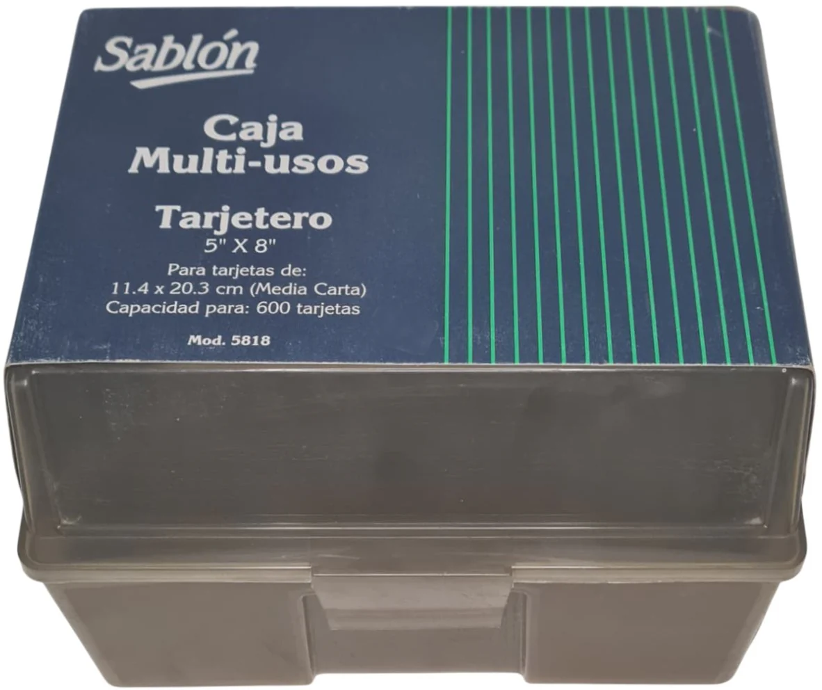 Tarjetero Organizador Acrílico Kardex 5×8"-18 Sablón® 5818 [Pieza] - Image 3