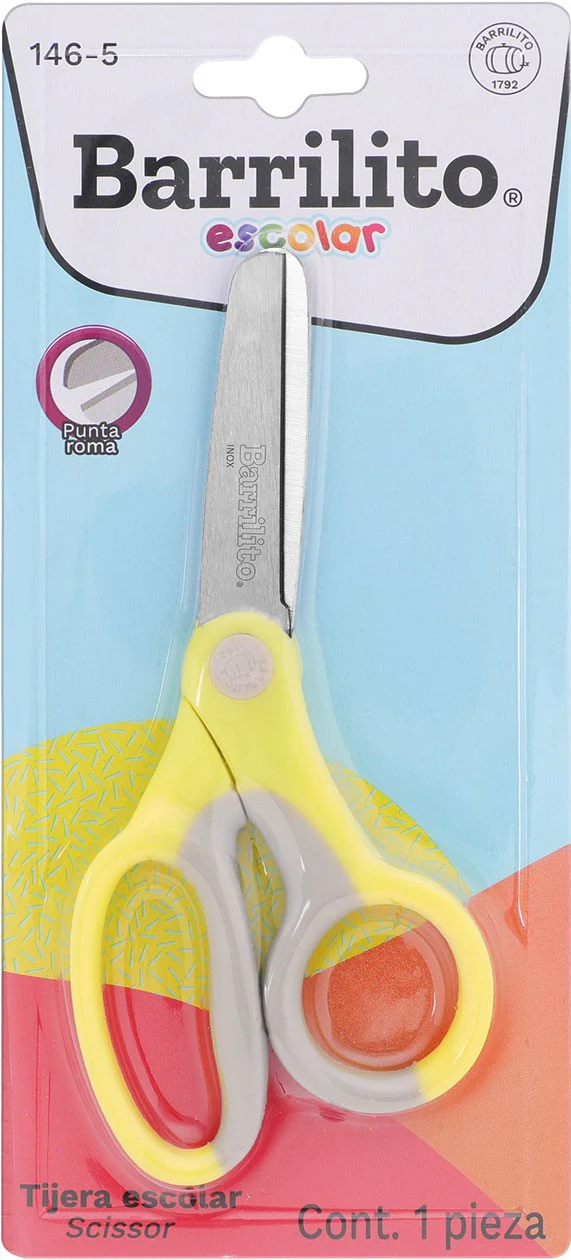 Tijera Escolar Punta Roma 5" Barrilito® 146-5 [Pieza] - Image 3