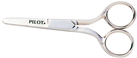 Tijera Escolar Punta Roma Acero Forjado 4" AceroInoxidable Fifa® Pilot® 10-4V [Pieza]
