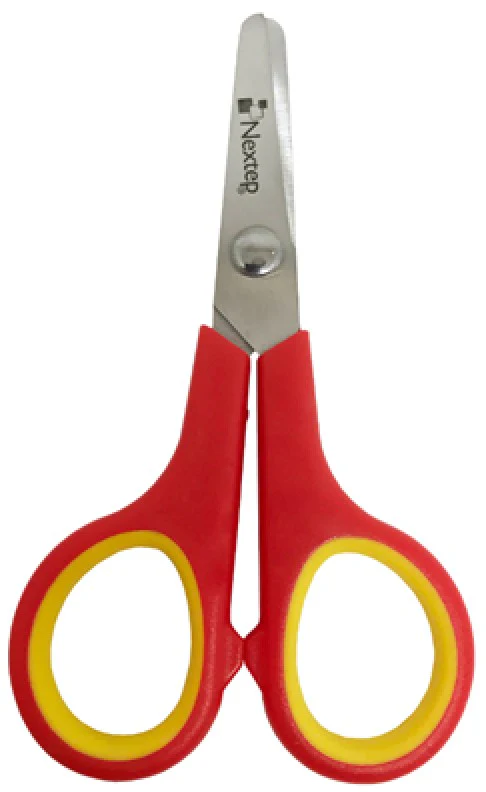 Tijera Escolar Punta Roma Bimaterial 4½" Nextep® NE-139 [Pieza]