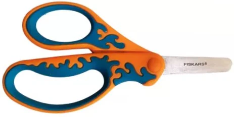 Tijera Escolar Punta Roma Softgrip 5¼" Colores Fiskars® 12-9422 [Pieza] - Image 3