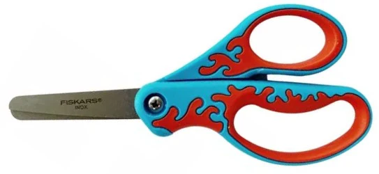 Tijera Escolar Zurda Softgrip 5¼" Colores Fiskars® 01-003441 [Pieza]