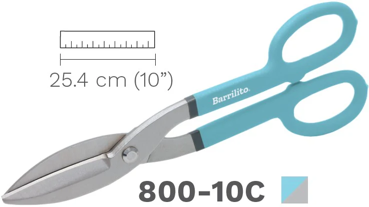 Tijera Hojalatera Hojalatera 10" Barrilito® 800-10C [Pieza]