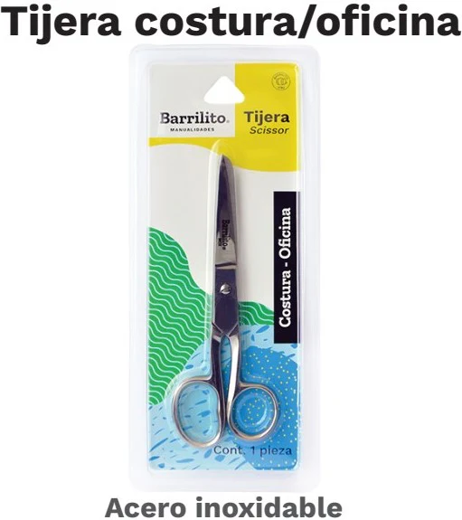Tijera Oficina/Costura 6" Inoxidable Barrilito® 8642-6CN [Pieza]