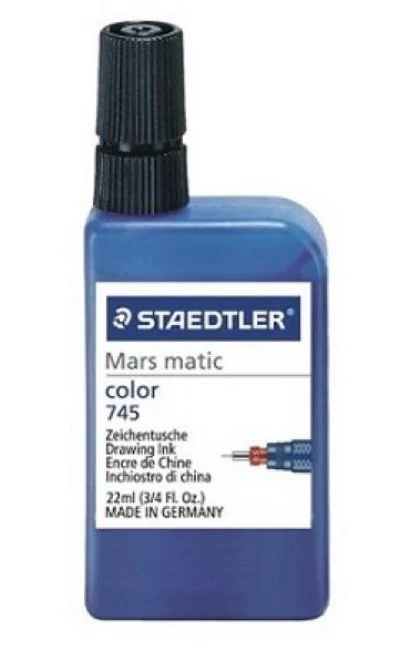 Tinta China p/Estilógrafo  22ml  Frasco Mars® Matic Staedtler® [Pieza] - Image 2