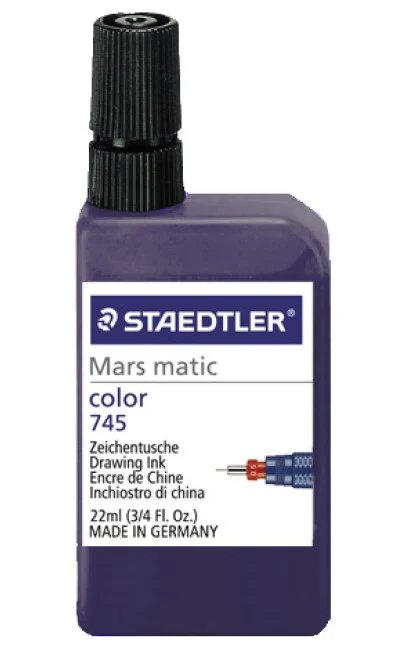 Tinta China p/Estilógrafo  22ml  Frasco Mars® Matic Staedtler® [Pieza] - Image 9
