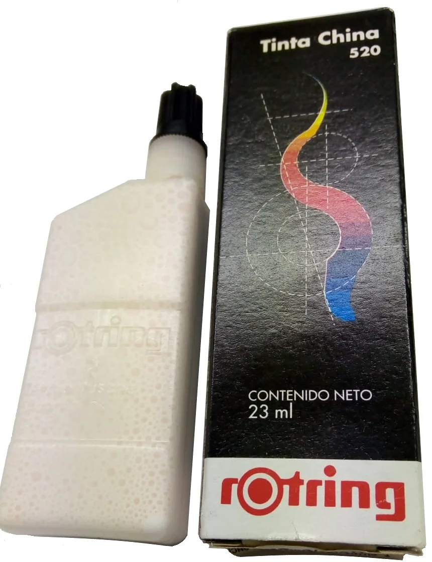 Tinta China p/Estilógrafo  23ml  Frasco  520 Rotring® [Pieza] - Image 4