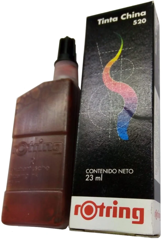Tinta China p/Estilógrafo  23ml  Frasco  520 Rotring® [Pieza] - Image 5
