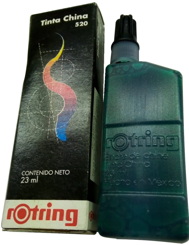 Tinta China p/Estilógrafo  23ml  Frasco  520 Rotring® [Pieza] - Image 8