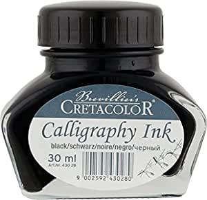 Tinta China para Caligrafía Negro 30ml CRETACOLOR® ECC043028 [Frasco]
