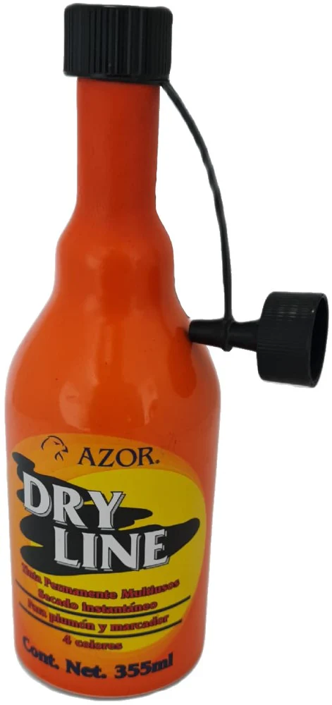 Tinta p/Marcador  355ml Dry Line Permanente AZOR® [Pieza]