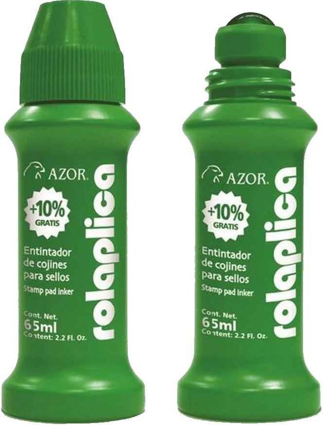 Tinta p/Sellos  60ml  Rolaplica AZOR® [Pieza] - Image 11
