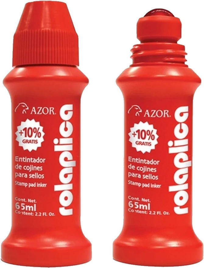 Tinta p/Sellos  60ml  Rolaplica AZOR® [Pieza] - Image 8