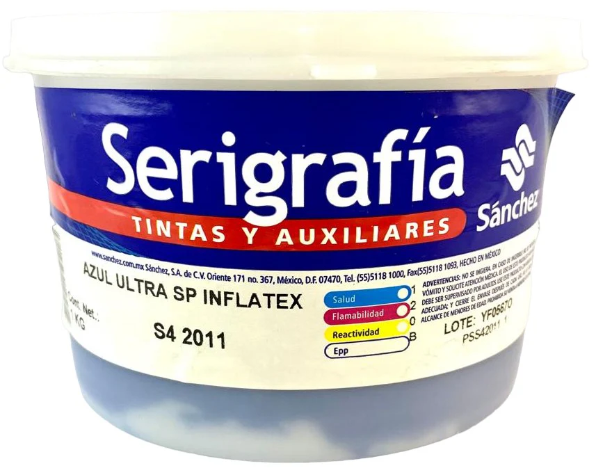 Tinta Serigrafía Inflatex  1kg Sanchez® [Kilo] - Image 4