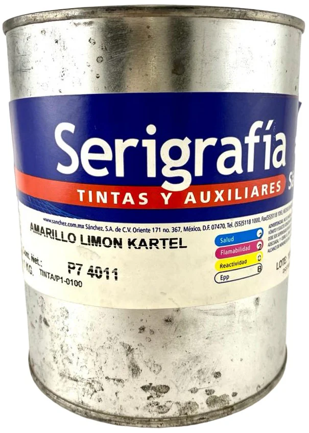 Tinta Serigrafía Kartel Sanchez® [Kilo/Cubeta/Contenedor plástico/Galón] - Image 2