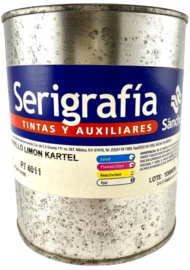 Tinta Serigrafía Kartel Sanchez® [Kilo/Cubeta/Contenedor plástico/Galón] - Image 3