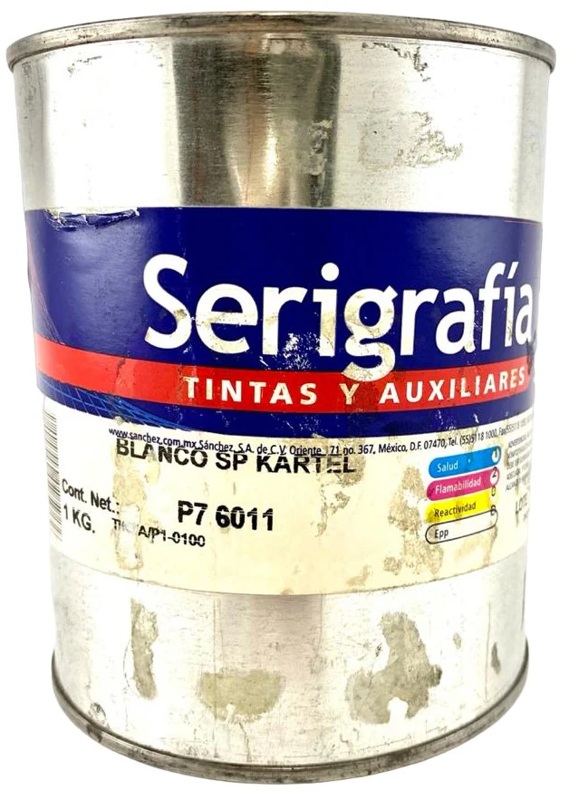 Tinta Serigrafía Kartel Sanchez® [Kilo/Cubeta/Contenedor plástico/Galón] - Image 6