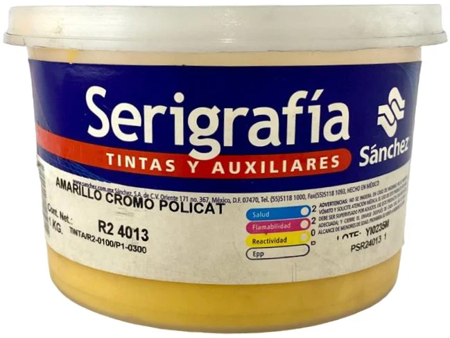 Tinta Serigrafía Policat Sanchez® [Kilo/Contenedor plástico]