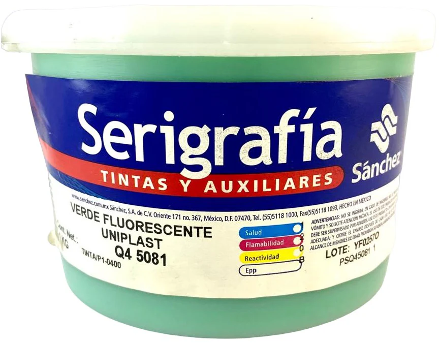 Tinta Serigrafía Uniplast Sanchez® [Kilo/Contenedor plástico] - Image 20