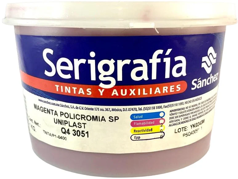 Tinta Serigrafía Uniplast Sanchez® [Kilo/Contenedor plástico] - Image 9