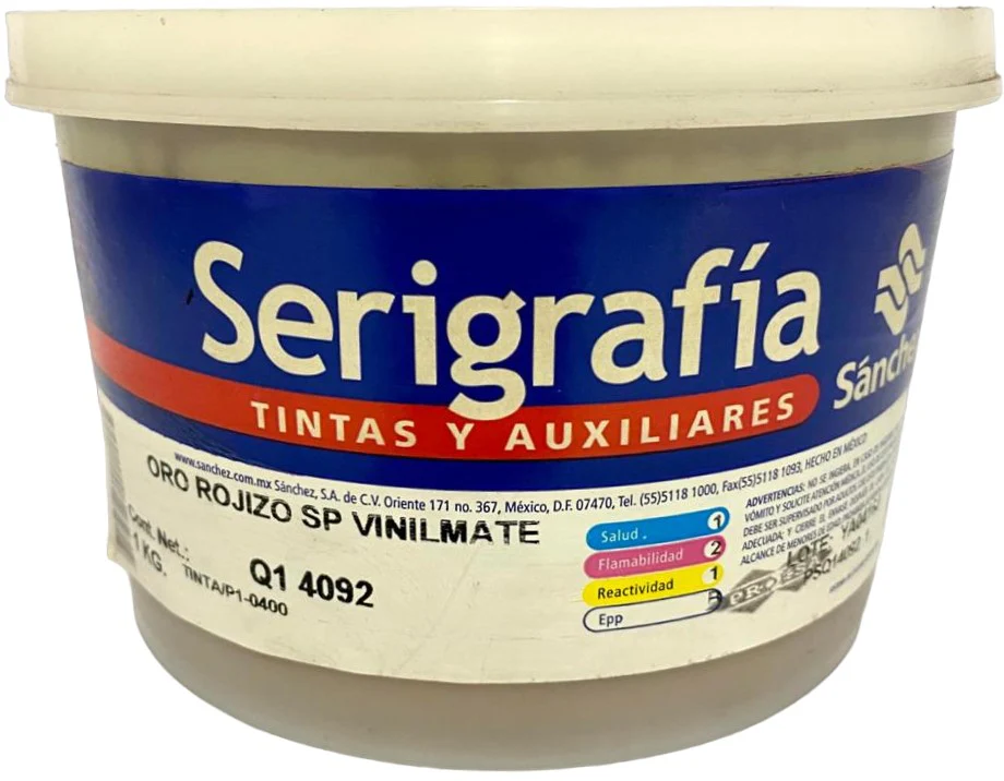 Tinta SerigrafíaVinilMate Sanchez® [Kilo/Contenedor plástico] - Image 11