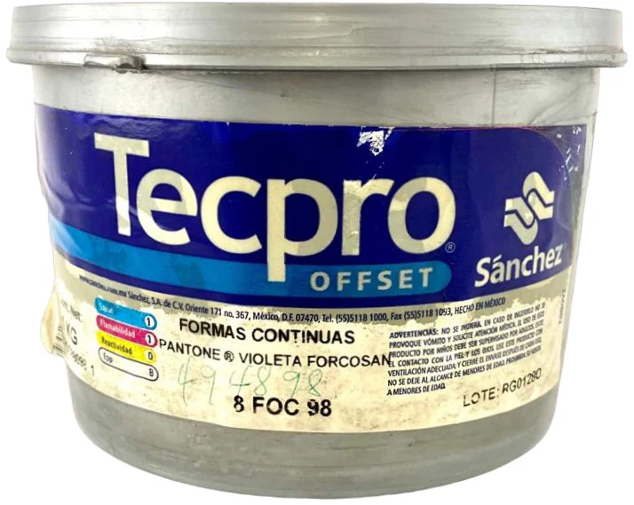 Tinta tono Pantone®formas  Forcosan Sanchez® [Kilo/Cubeta] - Image 13