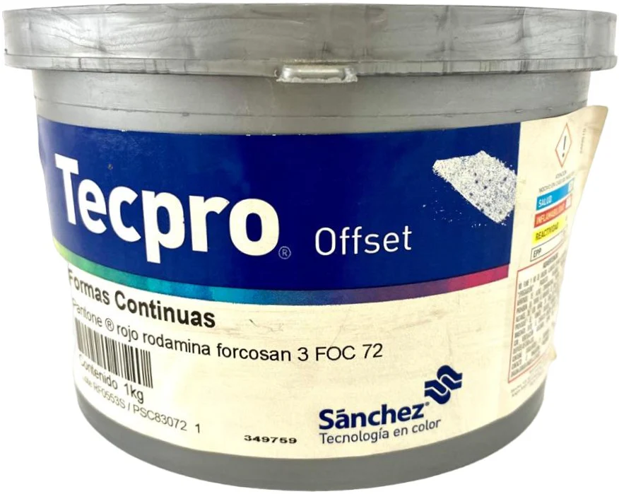 Tinta tono Pantone®formas  Forcosan Sanchez® [Kilo/Cubeta] - Image 9