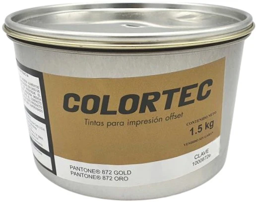 Tinta tono Pantone® Metal ColorTec® [Lata cilíndrica/Kilo] - Image 2