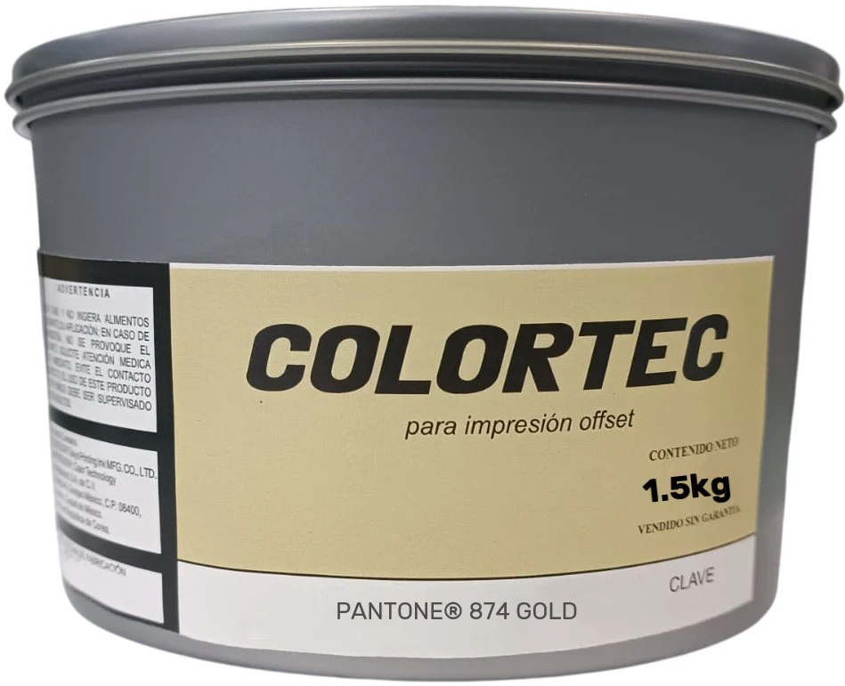 Tinta tono Pantone® Metal ColorTec® [Lata cilíndrica/Kilo] - Image 4
