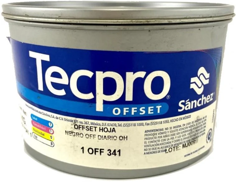 Tinta tono Pantone® Tecpro offset Sanchez® [Kilo/Contenedor plástico] - Image 11
