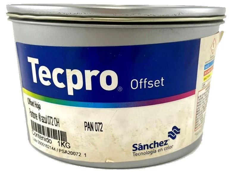 Tinta tono Pantone® Tecpro offset Sanchez® [Kilo/Contenedor plástico] - Image 2