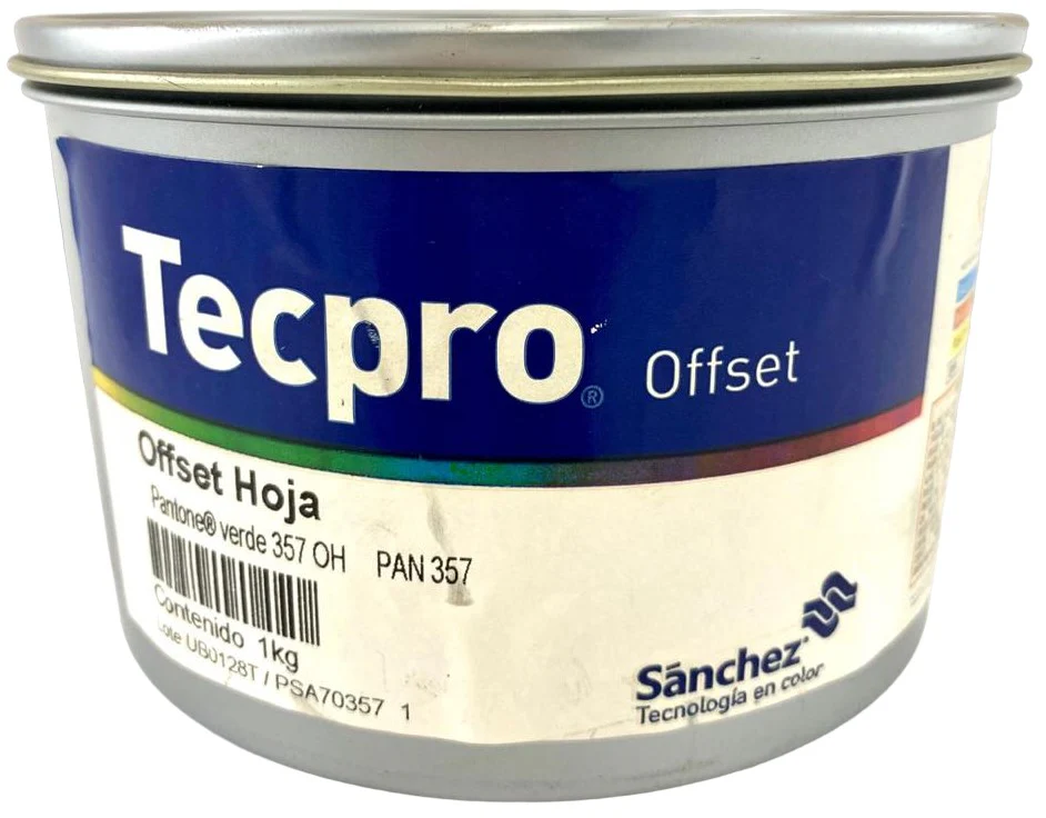 Tinta tono Pantone® Tecpro offset Sanchez® [Kilo/Contenedor plástico] - Image 24