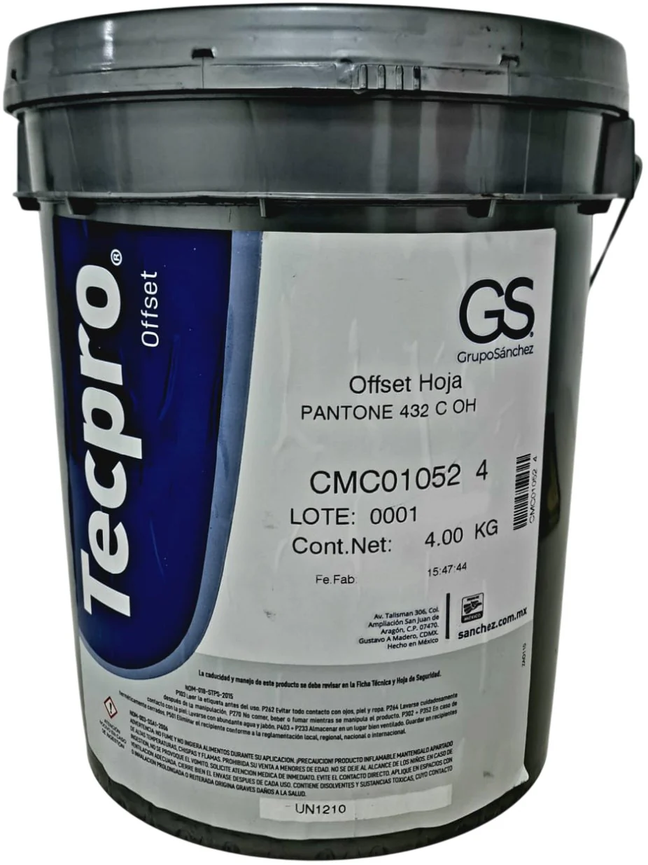 Tinta tono Pantone® Tecpro offset Sanchez® [Kilo/Contenedor plástico] - Image 30