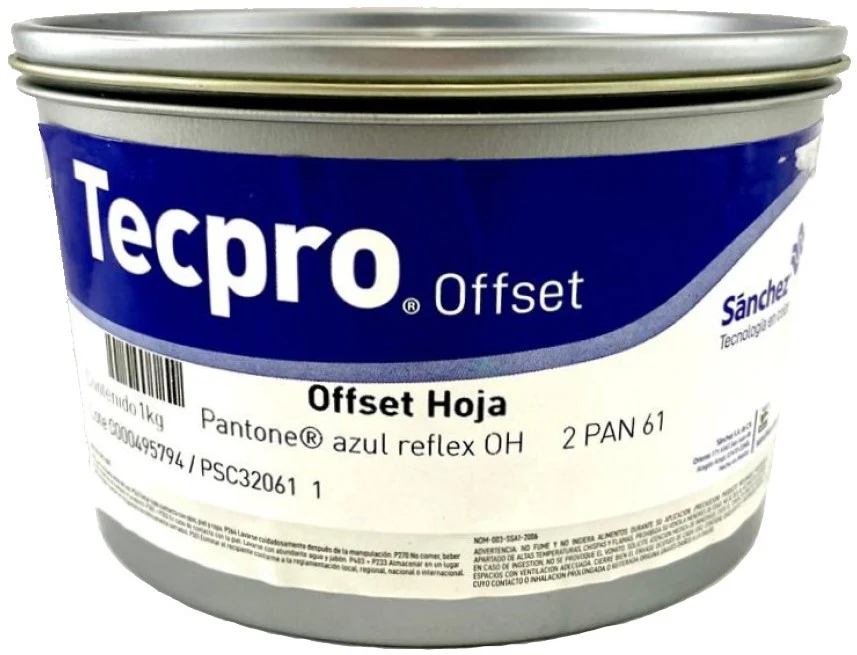 Tinta tono Pantone® Tecpro offset Sanchez® [Kilo/Contenedor plástico] - Image 4