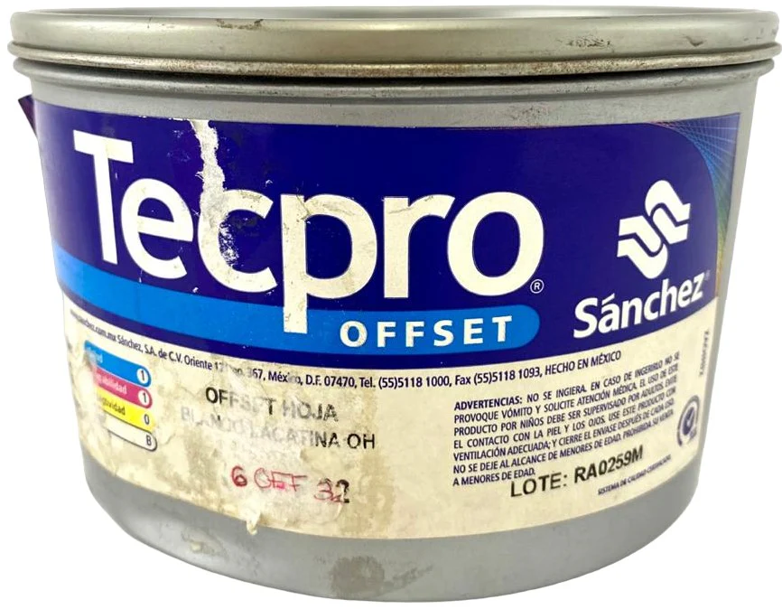 Tinta tono Pantone® Tecpro offset Sanchez® [Kilo/Contenedor plástico] - Image 5
