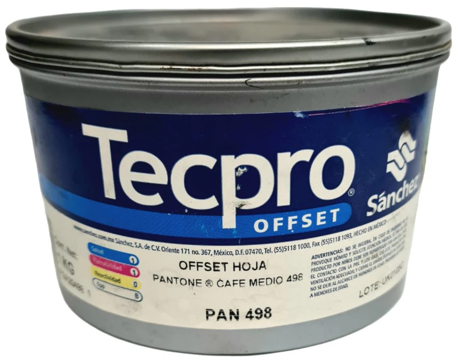 Tinta tono Pantone® Tecpro offset Sanchez® [Kilo/Contenedor plástico] - Image 9