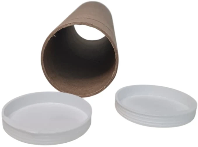 Tubo de Envío cartón c/tapa plástico Kraft Ø 8×30cm Proesa® S-3614 [Pieza] - Image 2