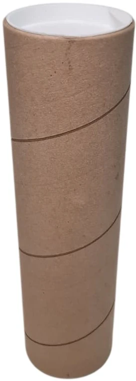 Tubo de Envío cartón c/tapa plástico Kraft Ø 8×30cm Proesa® S-3614 [Pieza] - Image 3