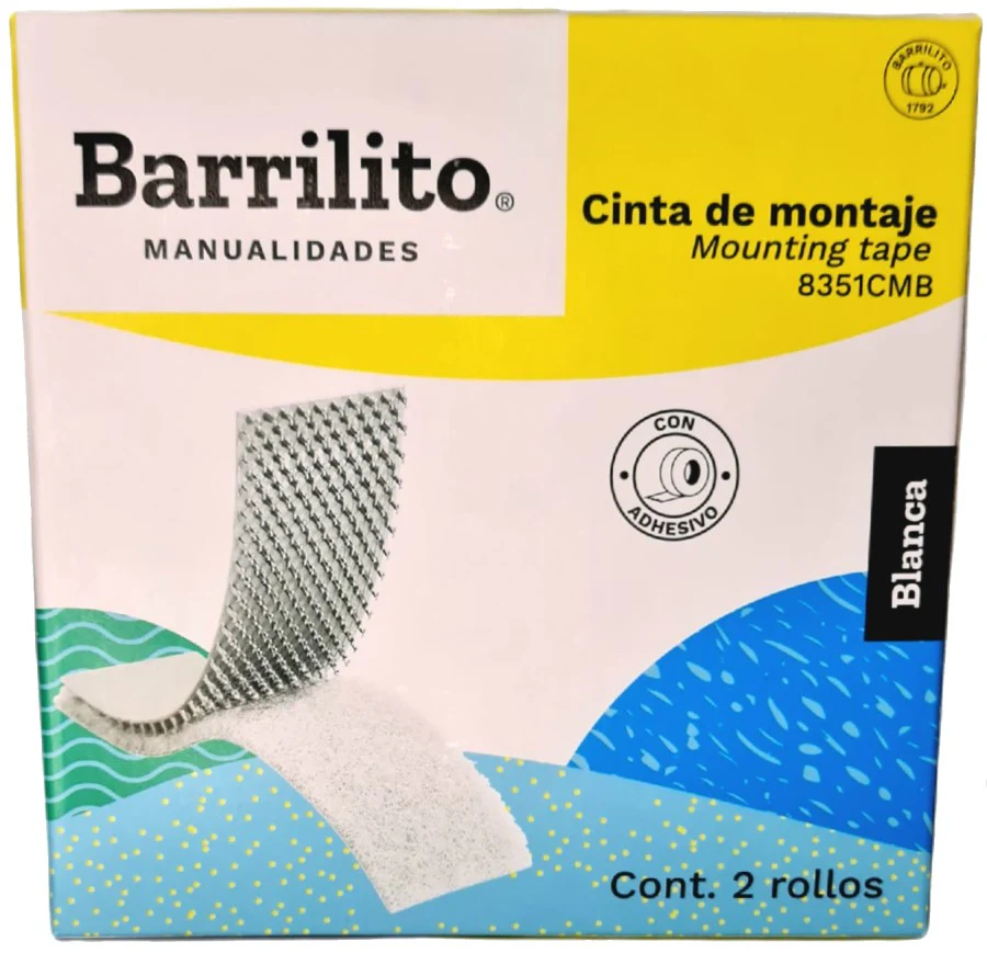 Velcro c/Adhesivo  25mm  2m Barrilito® [Pieza]