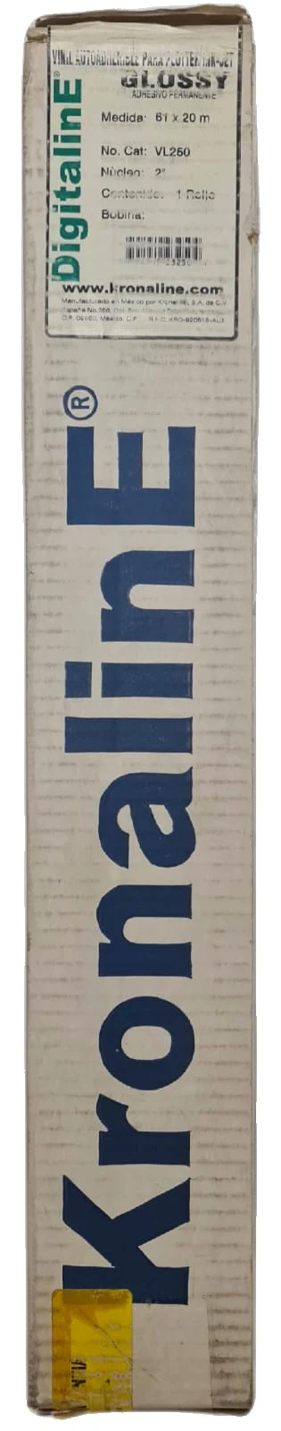 Vinil Rollo Inkjet Glossy N/2" .61×20m KronalinE® VL250 [Rollo] - Image 3
